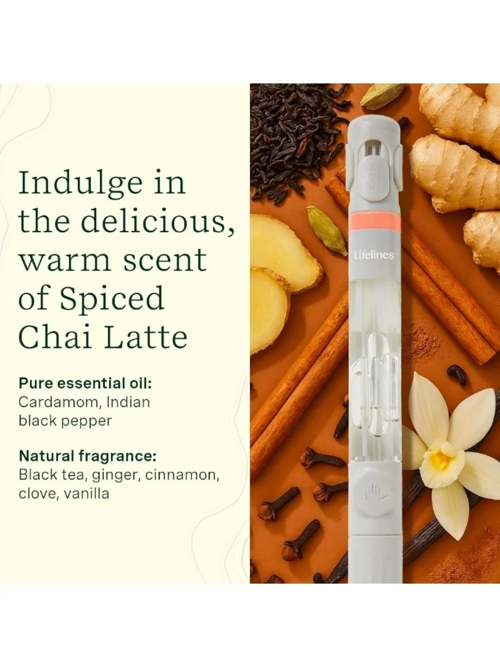 Lifelines - Pen Diffuser Set - Spiced Chai Latte
